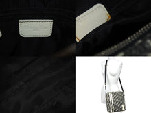 Load image into Gallery viewer, Christian Dior クリスチャンディオール ショルダーバッグ ポシェット No,1 トロッター柄 PVC エナメル ブラック 良品 中古 58635