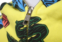 画像をギャラリービューアに読み込む, Billionaire Boys Club ビリオネアボーイズクラブ ジップアップ DIAMOND &amp; DOLLAR 20SS イエロー コットン XL 美品 中古 58638