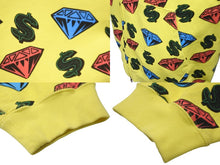 画像をギャラリービューアに読み込む, Billionaire Boys Club ビリオネアボーイズクラブ ジップアップ DIAMOND &amp; DOLLAR 20SS イエロー コットン XL 美品 中古 58638