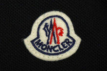 画像をギャラリービューアに読み込む, MONCLER モンクレール ポロシャツ 無地 ロゴ F20918A70510-84556 ブラック コットン 3XL 美品 中古 58650