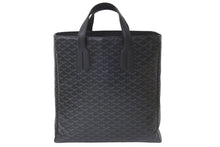画像をギャラリービューアに読み込む, 限定カラー 新品同様品 GOYARD ゴヤール トートバッグ ヴォルテール ヘリンボーン柄 ブラック 中古 58659
