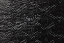 画像をギャラリービューアに読み込む, 限定カラー 新品同様品 GOYARD ゴヤール トートバッグ ヴォルテール ヘリンボーン柄 ブラック 中古 58659