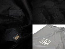 画像をギャラリービューアに読み込む, CHANEL シャネル スポーツライン ココマーク ボストンバッグ 7番台 ブラック コットンキャンバス ナイロン 美品 中古 58668