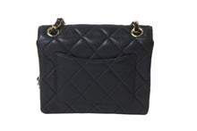 画像をギャラリービューアに読み込む, CHANEL シャネル ショルダーバッグ マトラッセチェーンショルダー20 黒 31番台 ゴールド金具 ラムスキン 美品 中古 58678