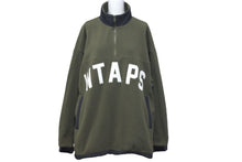 画像をギャラリービューアに読み込む, WTAPS ダブルタップス ブルゾン フリースジャケット PLAYER 02 JACKET サイズ1 18AW カーキ 182ATDT-CSM19 美品 中古 58696