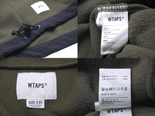 画像をギャラリービューアに読み込む, WTAPS ダブルタップス ブルゾン フリースジャケット PLAYER 02 JACKET サイズ1 18AW カーキ 182ATDT-CSM19 美品 中古 58696