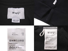 画像をギャラリービューアに読み込む, WTAPS ダブルタップス 18AW PLAYER 01 スウェットシャツ ハーフジップ ブラック フリース サイズ2 182ATDTM-CSM13 美品 中古 58698