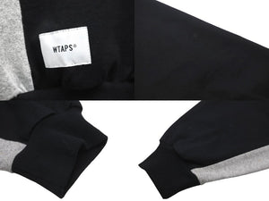 WTAPS ダブルタップス WTVUA SMOCK スモック 191ATDT CSM27 スウェットシャツ サイズ 3 コットン ブラック グレー 中古 58700