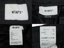 画像をギャラリービューアに読み込む, WTAPS ダブルタップス 19SS リフレクター ロゴ トラック パンツ ブラック ナイロン 191BRDT-PTM02 サイズ01 美品 中古 58703