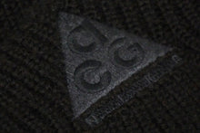 画像をギャラリービューアに読み込む, NIKE ACG ナイキ エーシージー ニットキャップ アウトドアライン ロゴ刺繍 アクリル ウール ブラック ユニセックス 良品 中古 58709