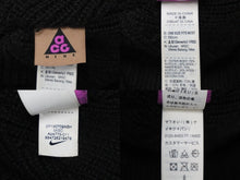画像をギャラリービューアに読み込む, NIKE ACG ナイキ エーシージー ニットキャップ アウトドアライン ロゴ刺繍 アクリル ウール ブラック ユニセックス 良品 中古 58709