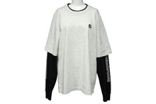 画像をギャラリービューアに読み込む, Alexander Wang アレキサンダーワン スウェット トレーナー 切り返し ロゴ刺繍 コットン ホワイト ブラック M 良品 中古 58719