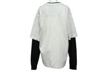 画像をギャラリービューアに読み込む, Alexander Wang アレキサンダーワン スウェット トレーナー 切り返し ロゴ刺繍 コットン ホワイト ブラック M 良品 中古 58719