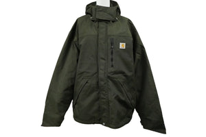 極美品 Carhartt カーハート ジャケット ナイロンキャンバス カーキ