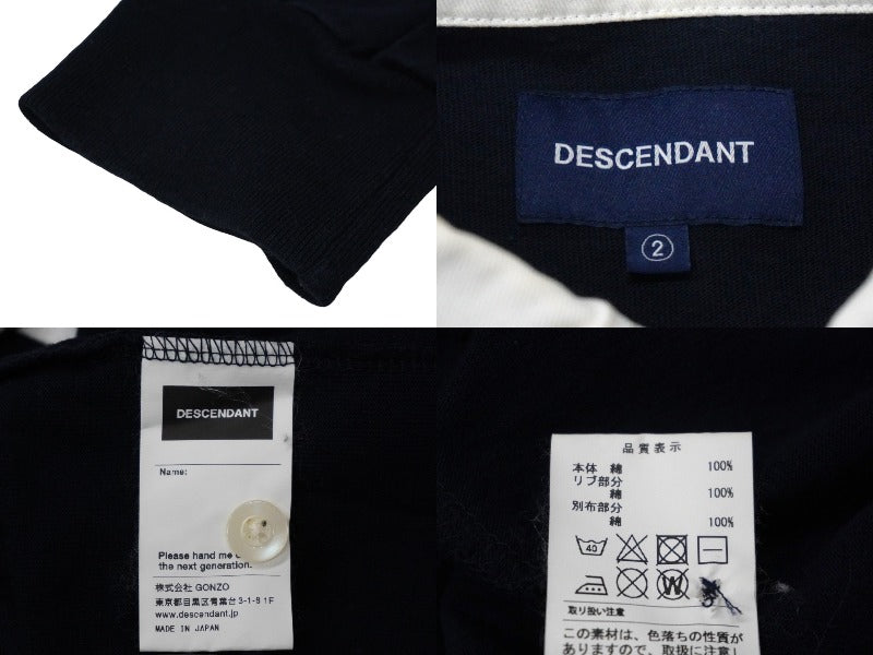 DESCENDANT ディセダント 長袖Ｔシャツ パドル ポロシャツ 18SS サイズ ...