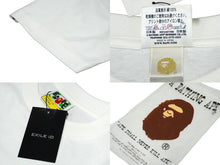 Load image into Gallery viewer, 新品未使用 A BATHING APE EXILE アベイシングエイプ×エグザイル 半袖Ｔシャツ EID-002 ホワイト ブラウン サイズL 58743