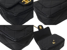 画像をギャラリービューアに読み込む, 極美品 CHANEL シャネル チェーンショルダーバッグ AS3748 マトラッセ トップハンドル ブラック ゴールド金具 中古 58746