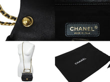 画像をギャラリービューアに読み込む, 極美品 CHANEL シャネル チェーンショルダーバッグ AS3748 マトラッセ トップハンドル ブラック ゴールド金具 中古 58746
