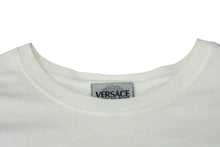 Load image into Gallery viewer, Versace Jeans Couture ヴェルサーチ ブルースウェーバージーンズ クチュール フォトＴシャツ ホワイト レッド ロゴ サイズXL 美品 中古 58762