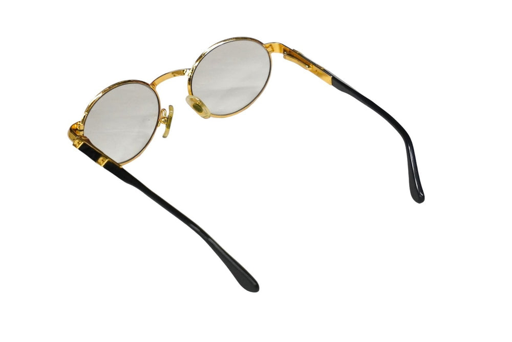 GIANFRANCO FERRE ジャンフランコフェレ オーバル 眼鏡 GFF 358 ゴールド メタル アイウェア 小物 52□20 良品 中古 58765
