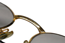 画像をギャラリービューアに読み込む, GIANFRANCO FERRE ジャンフランコフェレ オーバル 眼鏡 GFF 358 ゴールド メタル アイウェア 小物 52□20 良品 中古 58765