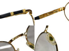 画像をギャラリービューアに読み込む, GIANFRANCO FERRE ジャンフランコフェレ オーバル 眼鏡 GFF 358 ゴールド メタル アイウェア 小物 52□20 良品 中古 58765