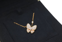 Load image into Gallery viewer, 極美品 Van Cleef &amp; Arpels ヴァンクリーフ＆アーペル ネックレス ドゥ パピヨン ペンダント VCARP3DP00 K18YG VVS 中古 58785