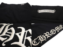 画像をギャラリービューアに読み込む, 新品未使用品 CHROME HEARTS クロムハーツ パンツ 刺繍 スウェットパンツ M ブラック 中古 58794