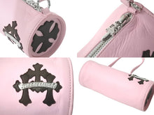 画像をギャラリービューアに読み込む, 新品未使用 CHROME HEARTS クロムハーツ セメタリー クロス スクロール ミニ バッグ ダガー ピンク ブラウン シルバー 58795