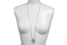 Load image into Gallery viewer, 新品未使用 CHROME HEARTS クロムハーツ クロス ネックレス ボールチェーン グレー シリコン ラバー 中古 58799