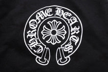画像をギャラリービューアに読み込む, 新品未使用品 CHROME HEARTS クロムハーツ スリットポケット パンツ スウェットパンツ M ブラック ホースシュー 中古 58802
