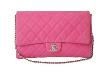 Load image into Gallery viewer, CHANEL シャネル シングルチェーンショルダーバッグ ココマーク 18番台 2014年 キャビアスキン ビビットピンク 美品 中古 58835