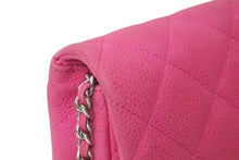 Load image into Gallery viewer, CHANEL シャネル シングルチェーンショルダーバッグ ココマーク 18番台 2014年 キャビアスキン ビビットピンク 美品 中古 58835
