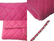 Load image into Gallery viewer, CHANEL シャネル シングルチェーンショルダーバッグ ココマーク 18番台 2014年 キャビアスキン ビビットピンク 美品 中古 58835