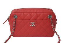 Load image into Gallery viewer, 新品同様 CHANEL シャネル チェーン ショルダーバッグ マトラッセ A91731 25番台 ピンク キャビアスキン シルバー金具 58840
