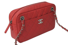 Load image into Gallery viewer, 新品同様 CHANEL シャネル チェーン ショルダーバッグ マトラッセ A91731 25番台 ピンク キャビアスキン シルバー金具 58840