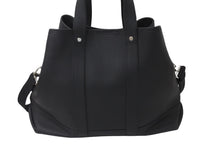 Load image into Gallery viewer, 極美品 LOUIS VUITTON × NIGO ルイヴィトン×ニゴー トートバッグ トロリートート M59373 カーフ ブラック シルバー金具 中古 58857