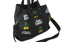 Load image into Gallery viewer, 極美品 LOUIS VUITTON × NIGO ルイヴィトン×ニゴー トートバッグ トロリートート M59373 カーフ ブラック シルバー金具 中古 58857