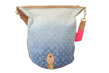 Load image into Gallery viewer, LOUIS VUITTON ルイヴィトン ショルダーバッグ サンバーストPM M93184 モノグラムデニム ピンク ゴールド金具 美品 中古 58861