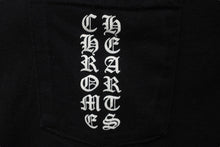 画像をギャラリービューアに読み込む, CHROME HEARTS クロムハーツ 半袖 Ｔシャツ 東京限定 スクロールラベル ブラック サイズM 美品 中古 58877