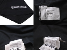 画像をギャラリービューアに読み込む, CHROME HEARTS クロムハーツ 半袖 Ｔシャツ 東京限定 スクロールラベル ブラック サイズM 美品 中古 58877