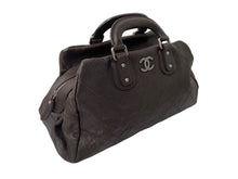 Load image into Gallery viewer, CHANEL シャネル ハンドバッグ ワイルドステッチ ココマーク 10番台 2006年 キャビアスキン ブラウン シルバー金具 美品 中古 58878