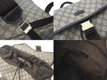 Load image into Gallery viewer, GUCCI グッチ リュック デイパック GGスプリームキャンバス 246103 PVCレザー ベージュ ブラウン ゴールド金具 美品 中古 58880