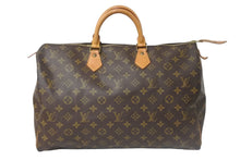 画像をギャラリービューアに読み込む, LOUIS VUITTON ルイヴィトン ハンドバッグ M41522 スピーディ40 旧型 ブラウン モノグラムキャンバス ゴールド金具 良品 中古 58904