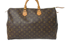 画像をギャラリービューアに読み込む, LOUIS VUITTON ルイヴィトン ハンドバッグ M41522 スピーディ40 旧型 ブラウン モノグラムキャンバス ゴールド金具 良品 中古 58904