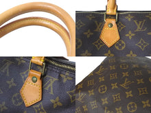 画像をギャラリービューアに読み込む, LOUIS VUITTON ルイヴィトン ハンドバッグ M41522 スピーディ40 旧型 ブラウン モノグラムキャンバス ゴールド金具 良品 中古 58904