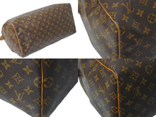 画像をギャラリービューアに読み込む, LOUIS VUITTON ルイヴィトン ハンドバッグ M41522 スピーディ40 旧型 ブラウン モノグラムキャンバス ゴールド金具 良品 中古 58904