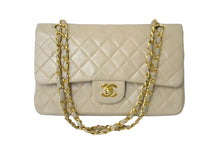 画像をギャラリービューアに読み込む, CHANEL シャネル チェーンショルダーバッグ マトラッセ25 ココマーク 3番台 ベージュ ゴールド金具 美品 中古 58915