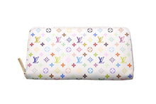 画像をギャラリービューアに読み込む, LOUIS VUITTON ルイ ヴィトン 長財布 ジッピー・ウォレット リッチ M60241 モノグラムマルチカラー 美品 中古 58916