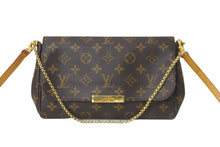 画像をギャラリービューアに読み込む, LOUIS VUITTON ルイヴィトン ショルダーバッグ 2WAY フェイボリットPM M40717 モノグラム ゴールド金具 美品 中古 58920